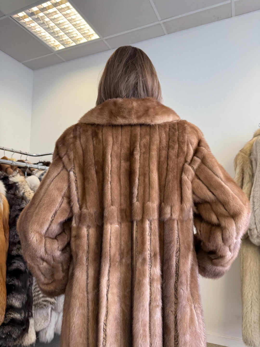 Mink Fur Coat, 3XL - One Size, Real Fur Coat, Vintage Fur Coat, Real Mink Fur, Mink Coat Women, Thick Fur Coat, Brown Mink Coat, Real Mink