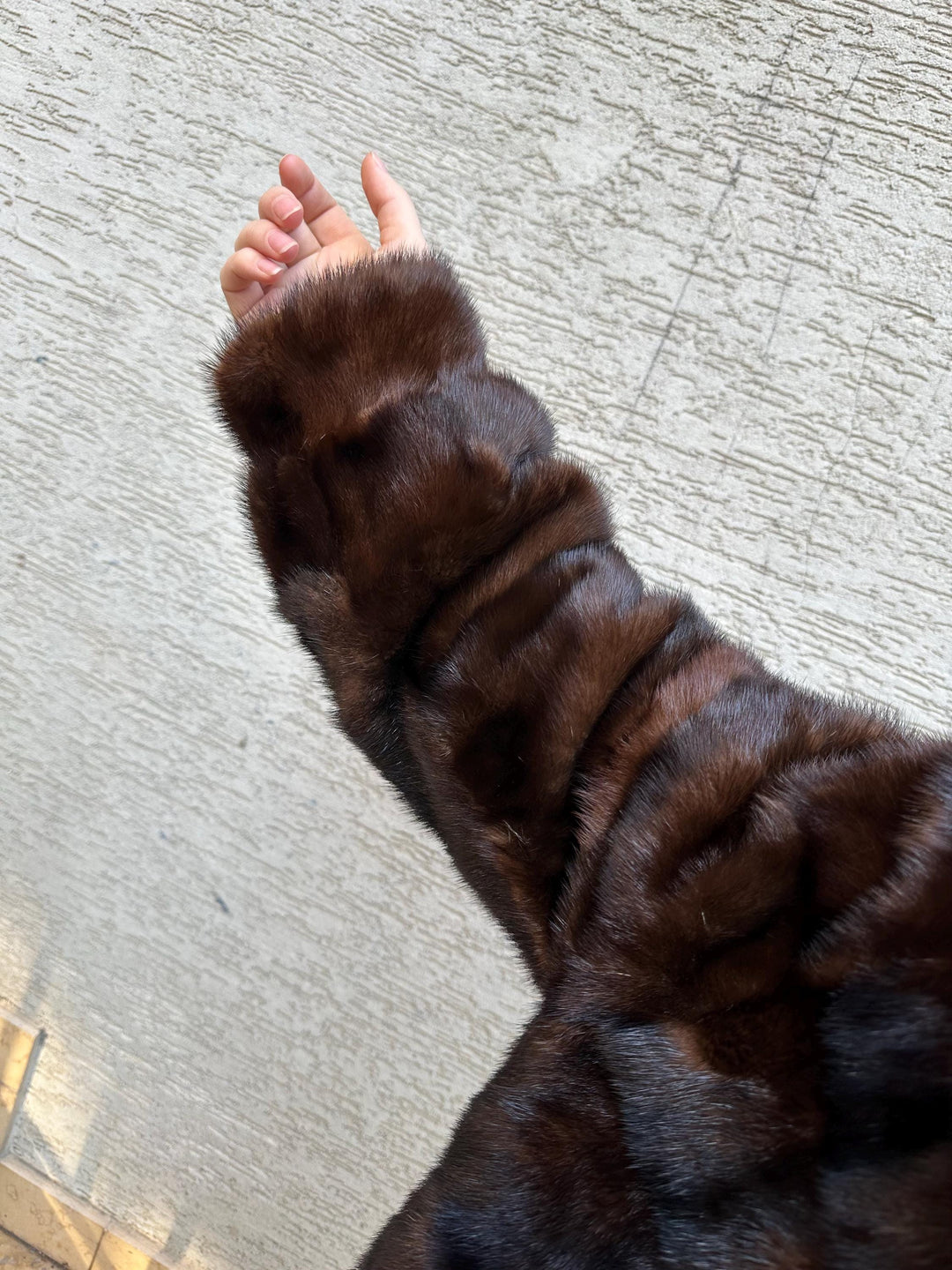 Large Brown Mink Coat, Elegant Mink Fur Coat, Classic Style, Mid-Length Luxury Fur Coat, Timeless Women's Outerwear, Warm Coat, Thick Mink