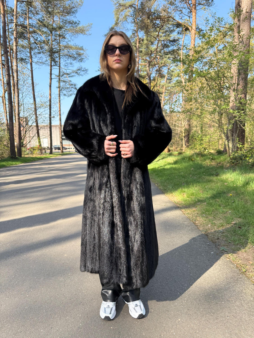 Black Mink Fur Coat, Large Size, Full Black Fur Coat, Excellent Real Black Mink Fur, Vintage Fur Coat, Rare Find Mink Coat, High Fur Quality