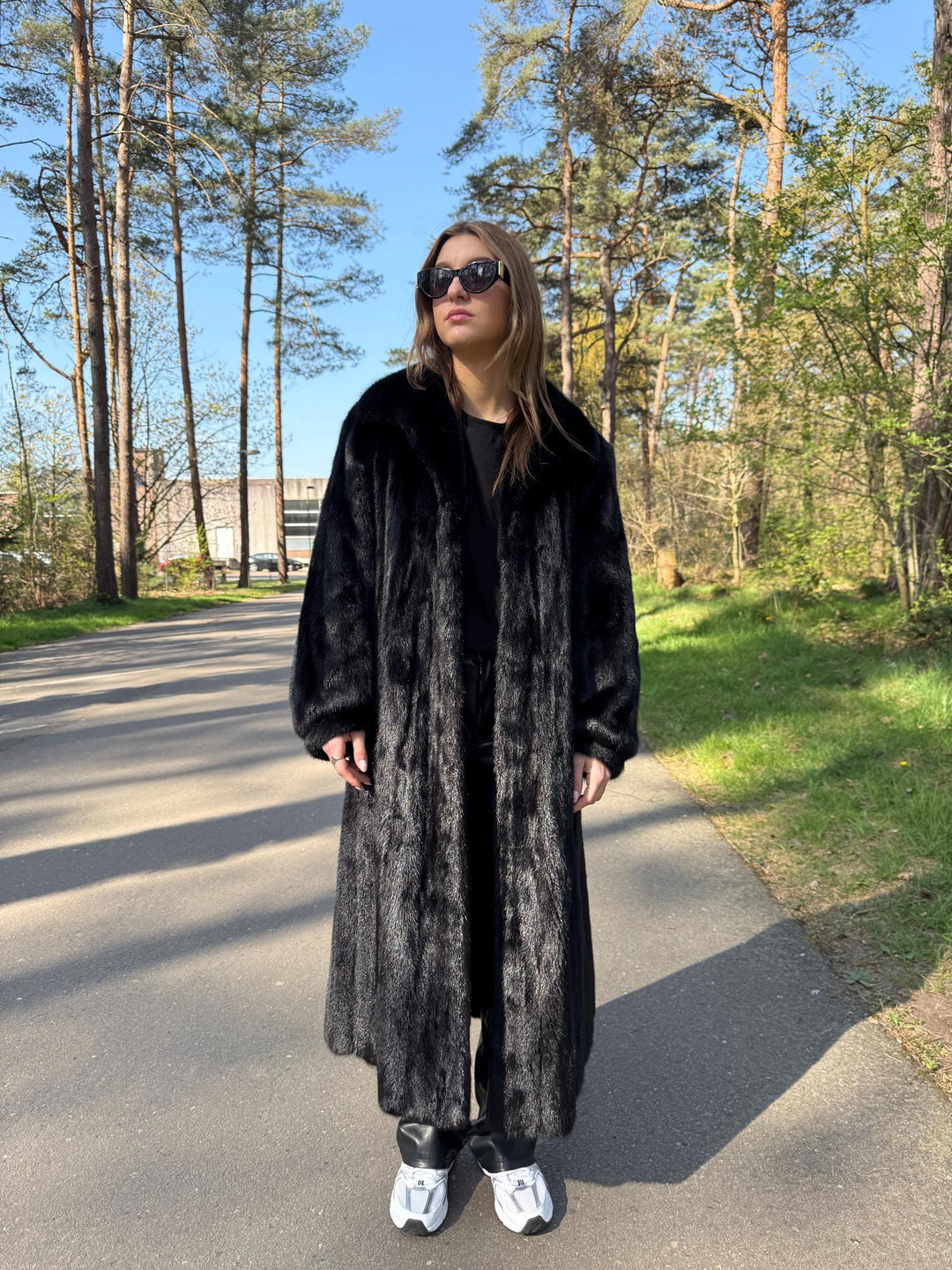 Black Mink Fur Coat, Large Size, Full Black Fur Coat, Excellent Real Black Mink Fur, Vintage Fur Coat, Rare Find Mink Coat, High Fur Quality