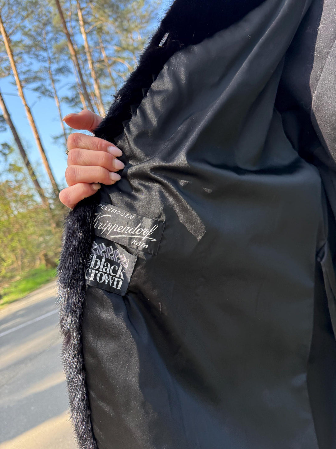 Black Mink Fur Coat, Large Size, Full Black Fur Coat, Excellent Real Black Mink Fur, Vintage Fur Coat, Rare Find Mink Coat, High Fur Quality