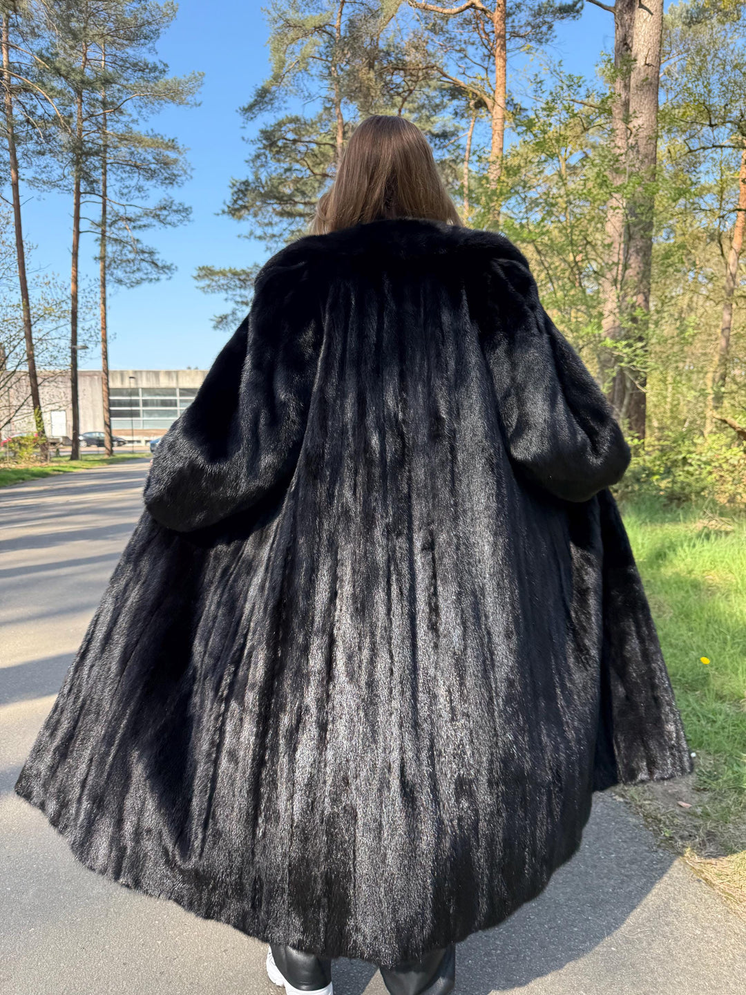 Black Mink Fur Coat, Large Size, Full Black Fur Coat, Excellent Real Black Mink Fur, Vintage Fur Coat, Rare Find Mink Coat, High Fur Quality