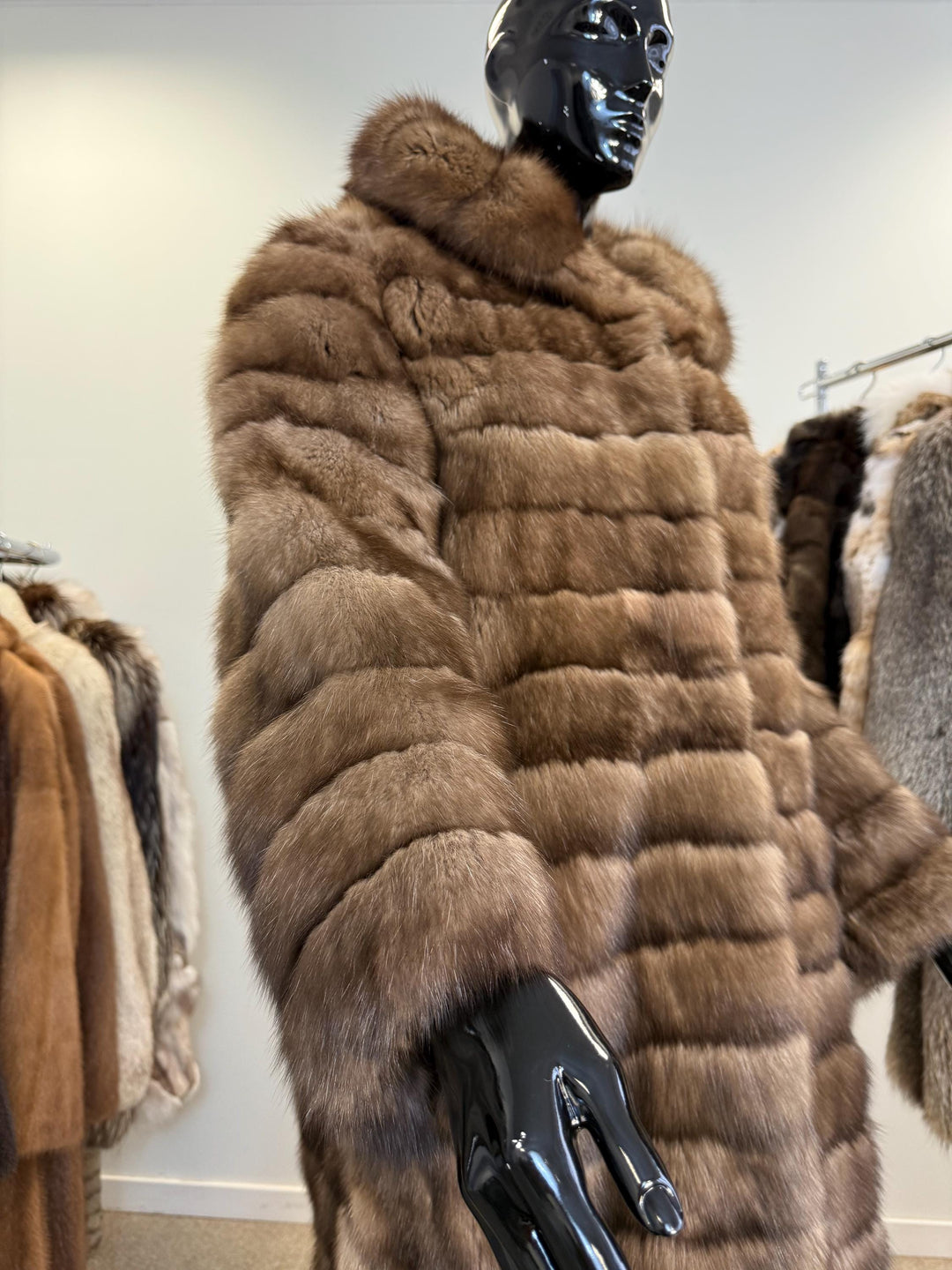Sable Fur Coat, M/L Size, Genuine Sable Fur, Real Sable Coat, Luxurious Fur Coat, Women's Fur Coat, Sable Fur, Real Sable, Soft Sable Fur