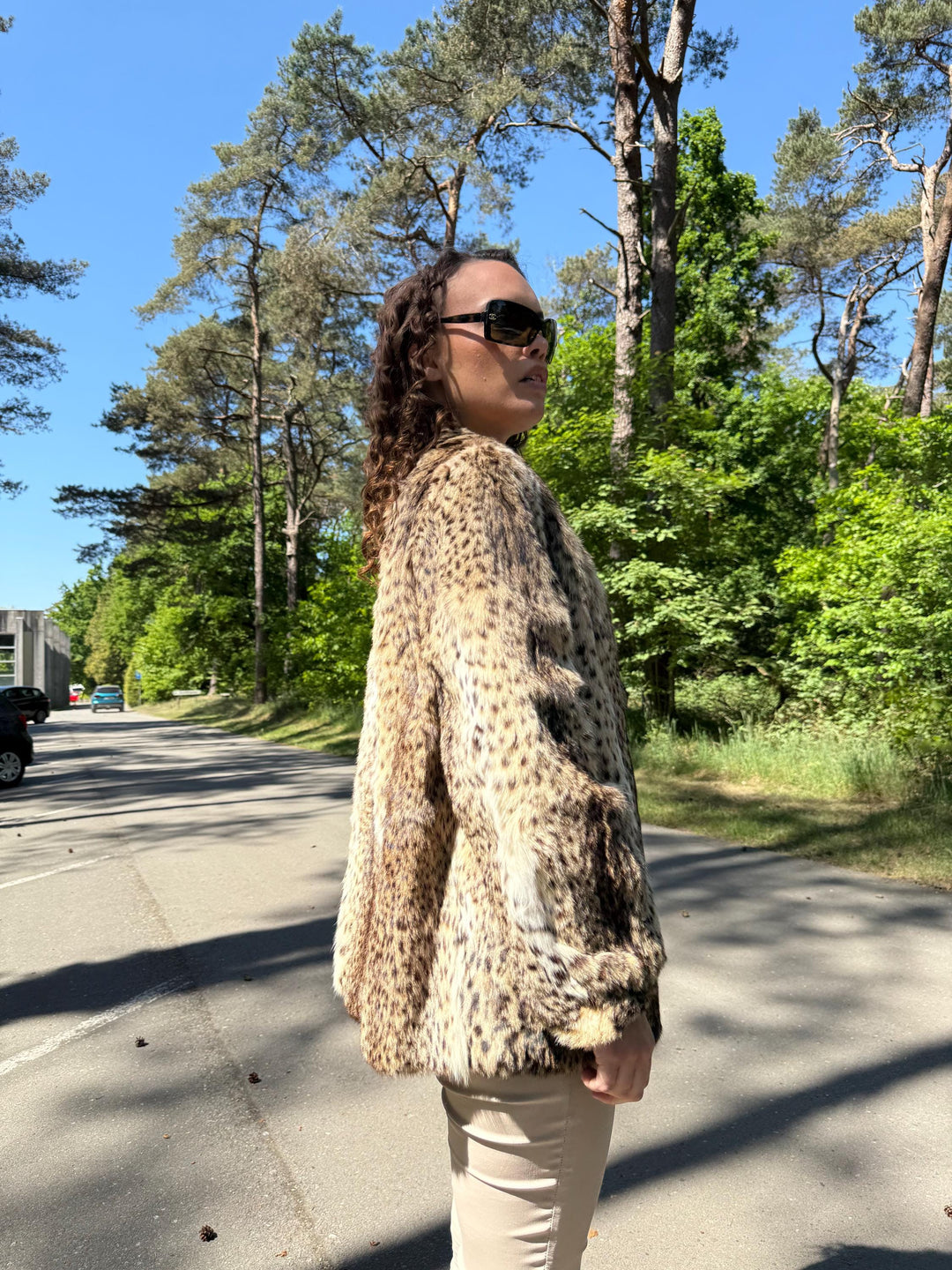 Lynx Fur Jacket, Medium Size, Real Fur Jacket, Vintage Fur Coat, Lynx Fur, Real Lynx Fur Coat, Women's Fur Coat, Luxurious Jacket, Lynx Fur