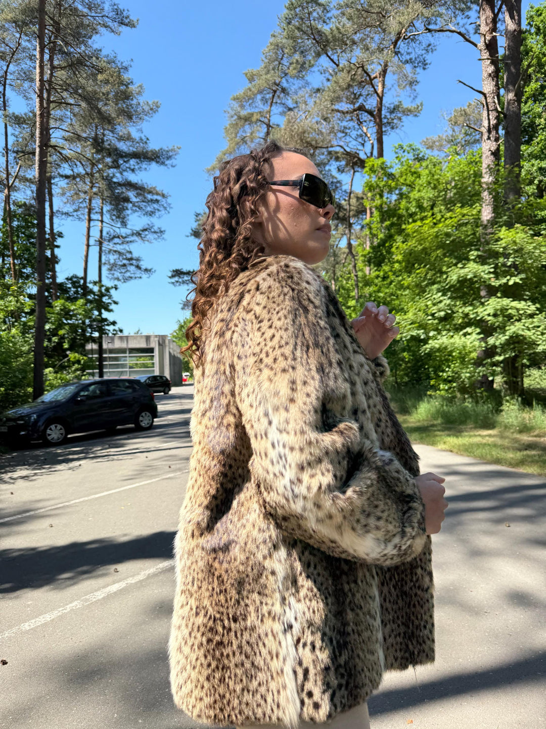 Lynx Fur Jacket, Medium Size, Real Fur Jacket, Vintage Fur Coat, Lynx Fur, Real Lynx Fur Coat, Women's Fur Coat, Luxurious Jacket, Lynx Fur