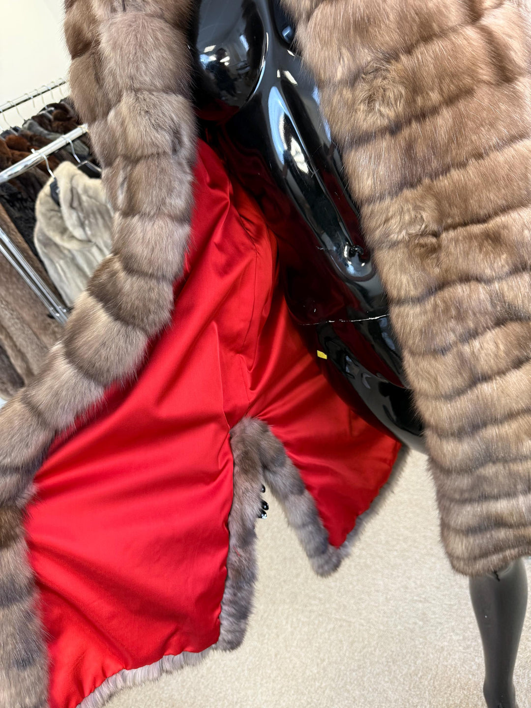 Sable Fur Coat, M/L Size, Genuine Sable Fur, Real Sable Coat, Luxurious Fur Coat, Women's Fur Coat, Sable Fur, Real Sable, Soft Sable Fur