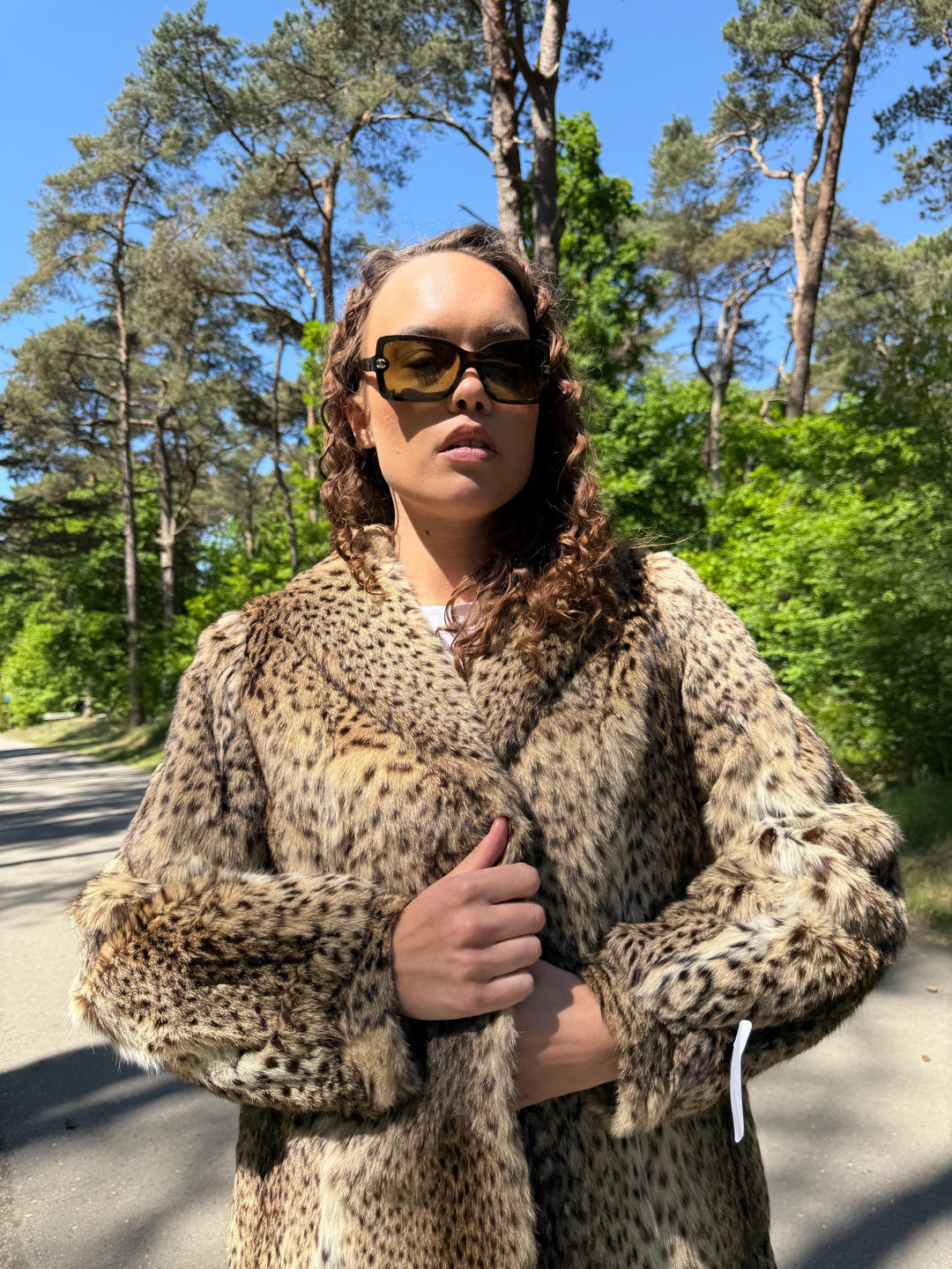 Lynx Fur Jacket, Medium Size, Real Fur Jacket, Vintage Fur Coat, Lynx Fur, Real Lynx Fur Coat, Women's Fur Coat, Luxurious Jacket, Lynx Fur
