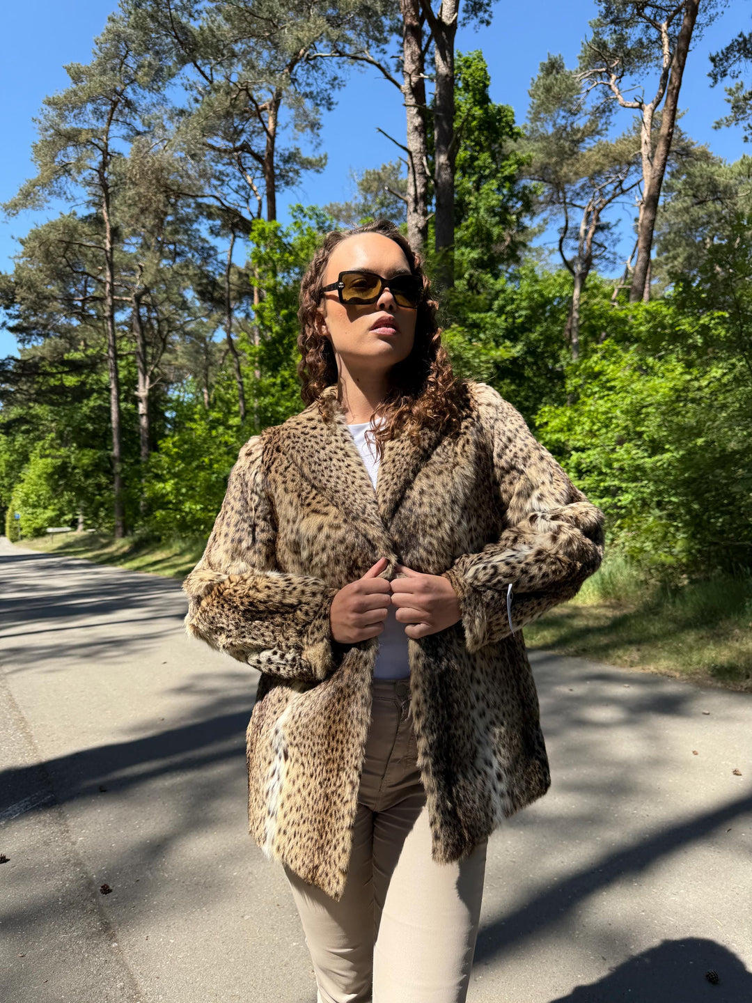 Lynx Fur Jacket, Medium Size, Real Fur Jacket, Vintage Fur Coat, Lynx Fur, Real Lynx Fur Coat, Women's Fur Coat, Luxurious Jacket, Lynx Fur
