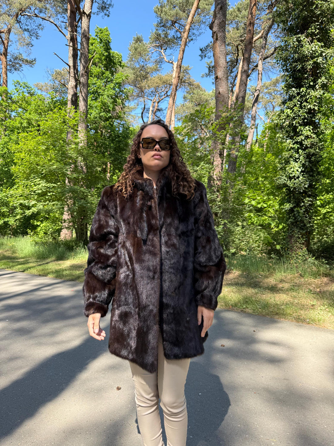 Brown Mink Jacket, Large Size, Mink Fur Jacket, Fur Jacket, Fur Coat, Real Fur Coat, Vintage Fur Coat, Real Mink Fur, Brown Mink Fur Coat