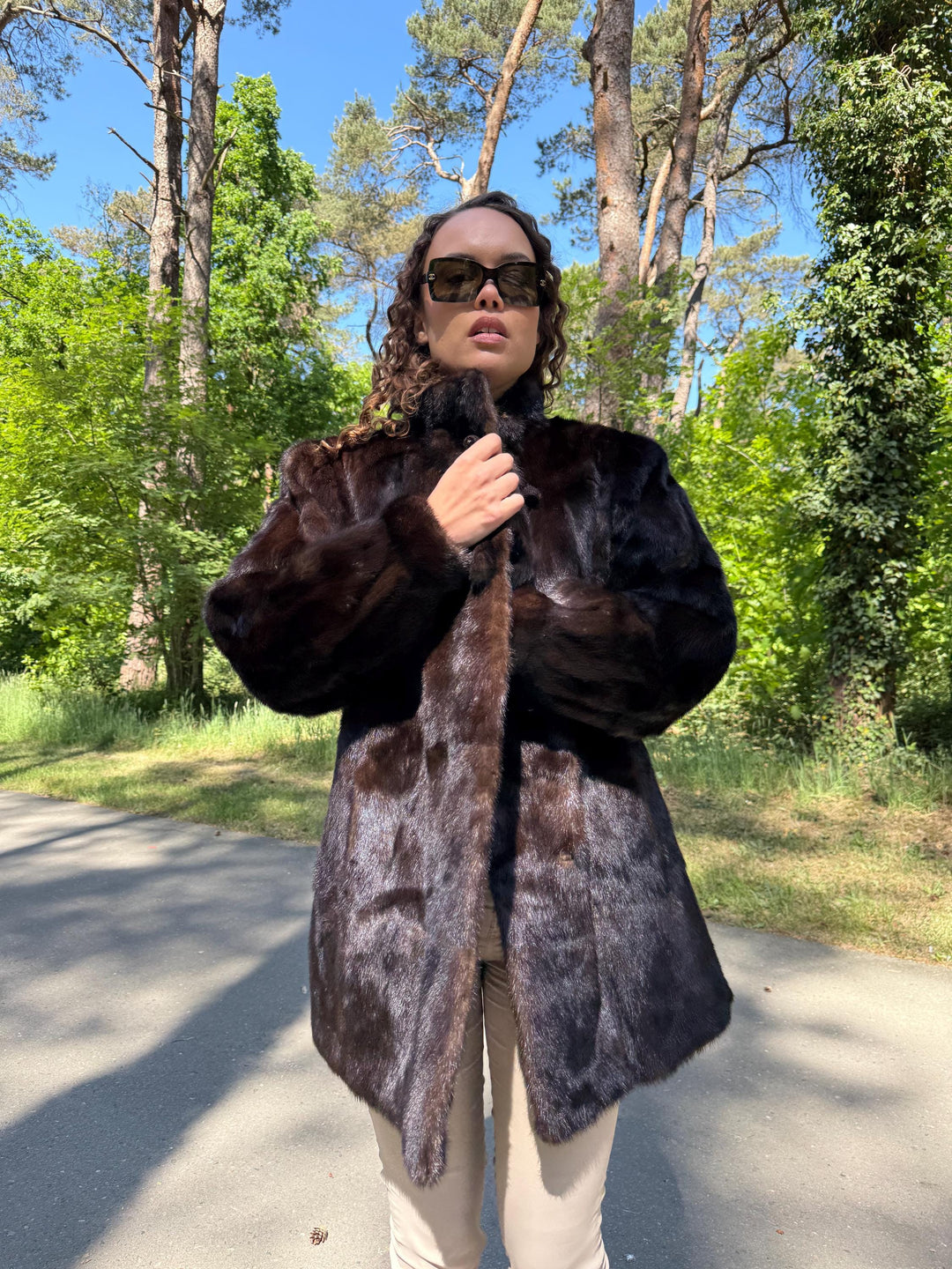 Brown Mink Jacket, Large Size, Mink Fur Jacket, Fur Jacket, Fur Coat, Real Fur Coat, Vintage Fur Coat, Real Mink Fur, Brown Mink Fur Coat