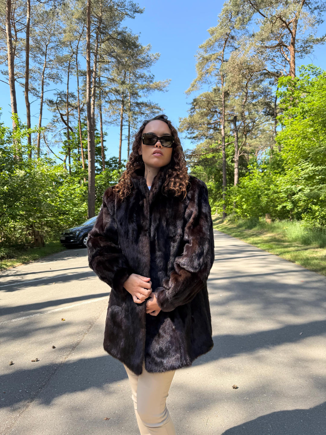 Brown Mink Jacket, Large Size, Mink Fur Jacket, Fur Jacket, Fur Coat, Real Fur Coat, Vintage Fur Coat, Real Mink Fur, Brown Mink Fur Coat