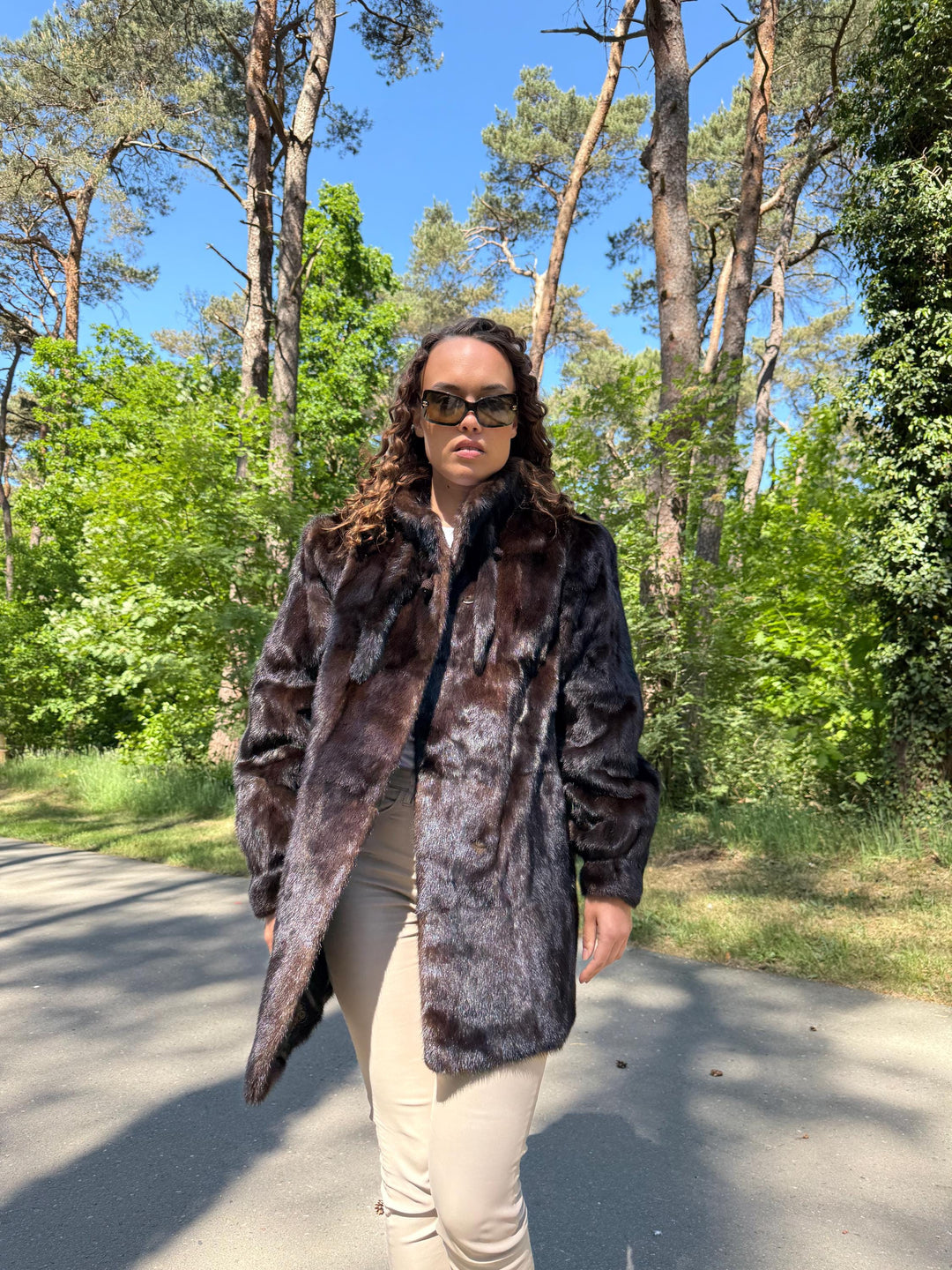 Brown Mink Jacket, Large Size, Mink Fur Jacket, Fur Jacket, Fur Coat, Real Fur Coat, Vintage Fur Coat, Real Mink Fur, Brown Mink Fur Coat