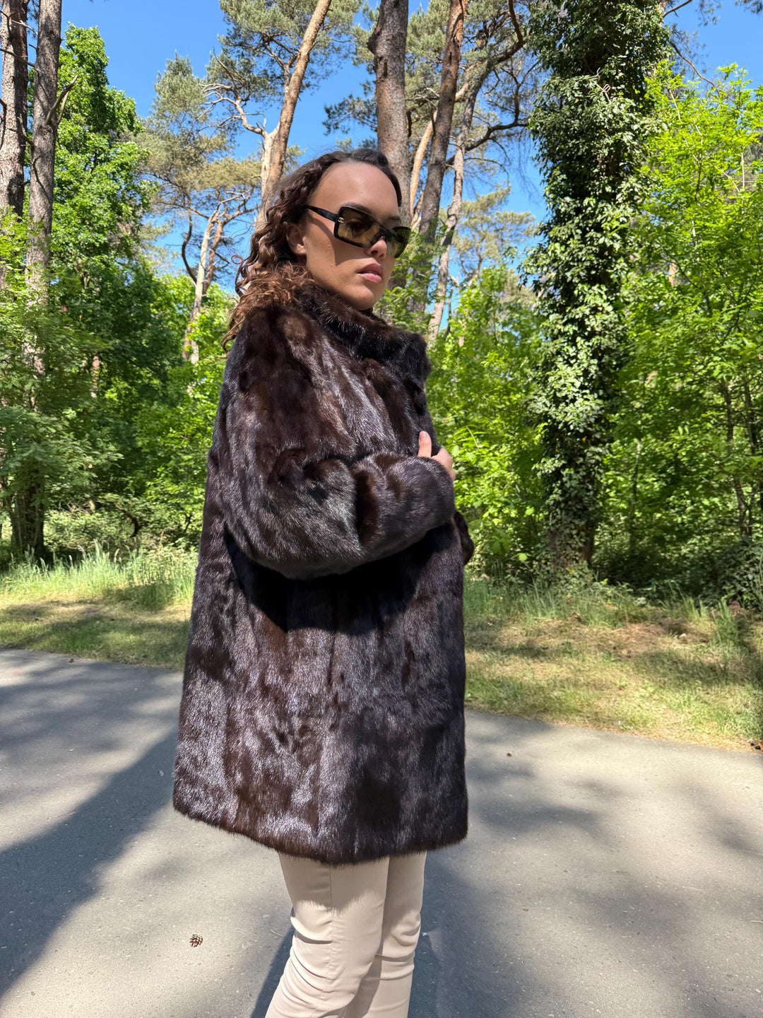 Brown Mink Jacket, Large Size, Mink Fur Jacket, Fur Jacket, Fur Coat, Real Fur Coat, Vintage Fur Coat, Real Mink Fur, Brown Mink Fur Coat