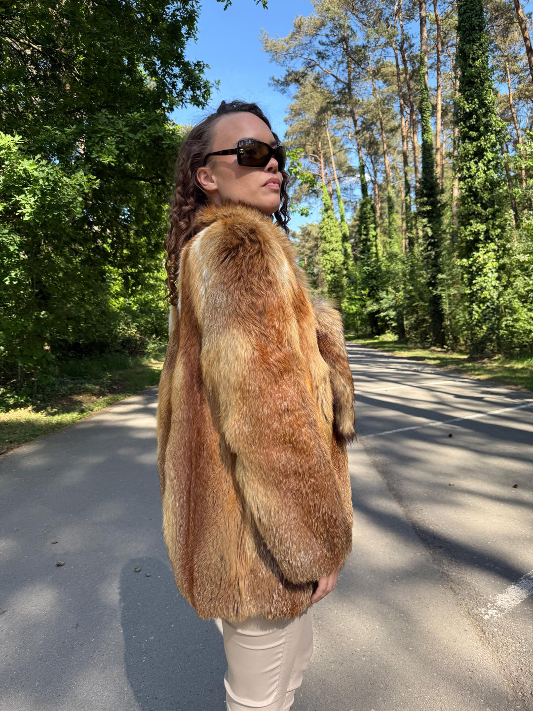 Fox Fur Jacket, Red Fox Fur Jacket, S/M Size, Short Fur Jacket, Real Fox Fur Coat, Fox Fur Coat, Vintage Fur Coat, Fox Fur, Red Fox, Thick