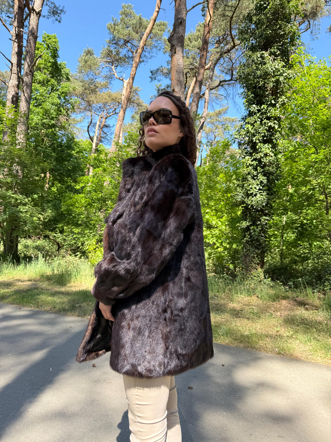 Brown Mink Jacket, Large Size, Mink Fur Jacket, Fur Jacket, Fur Coat, Real Fur Coat, Vintage Fur Coat, Real Mink Fur, Brown Mink Fur Coat