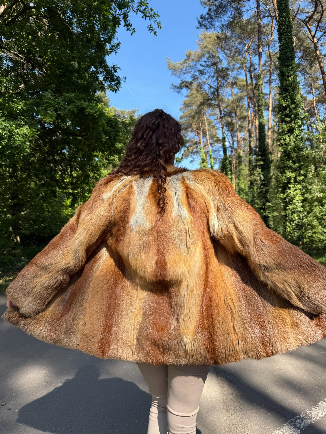 Fox Fur Jacket, Red Fox Fur Jacket, S/M Size, Short Fur Jacket, Real Fox Fur Coat, Fox Fur Coat, Vintage Fur Coat, Fox Fur, Red Fox, Thick