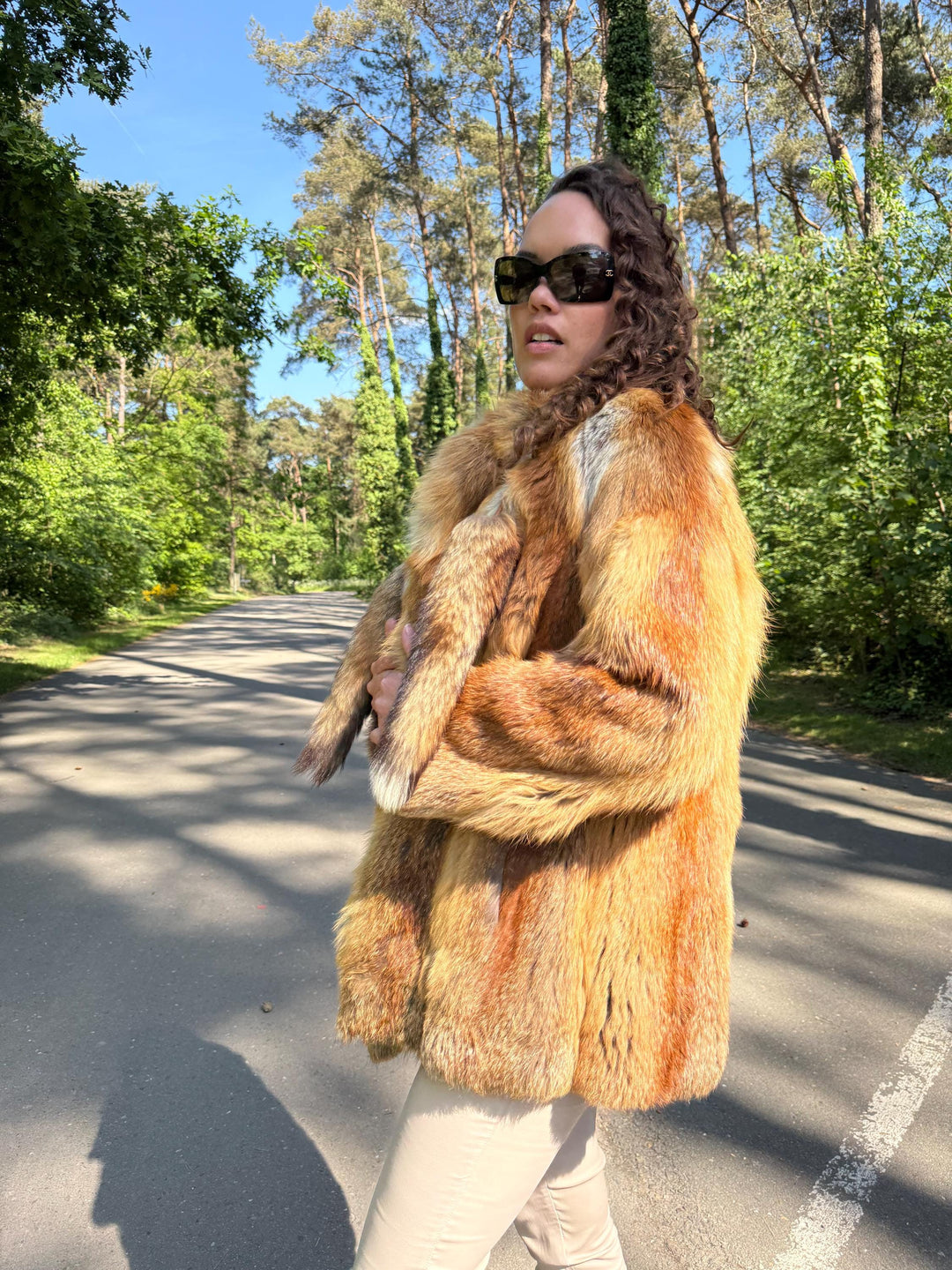Fox Fur Jacket, Red Fox Fur Jacket, S/M Size, Short Fur Jacket, Real Fox Fur Coat, Fox Fur Coat, Vintage Fur Coat, Fox Fur, Red Fox, Thick