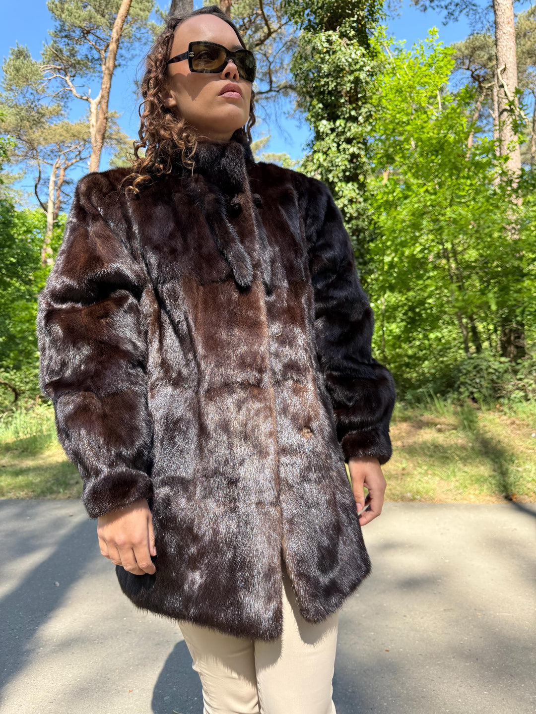 Brown Mink Jacket, Large Size, Mink Fur Jacket, Fur Jacket, Fur Coat, Real Fur Coat, Vintage Fur Coat, Real Mink Fur, Brown Mink Fur Coat
