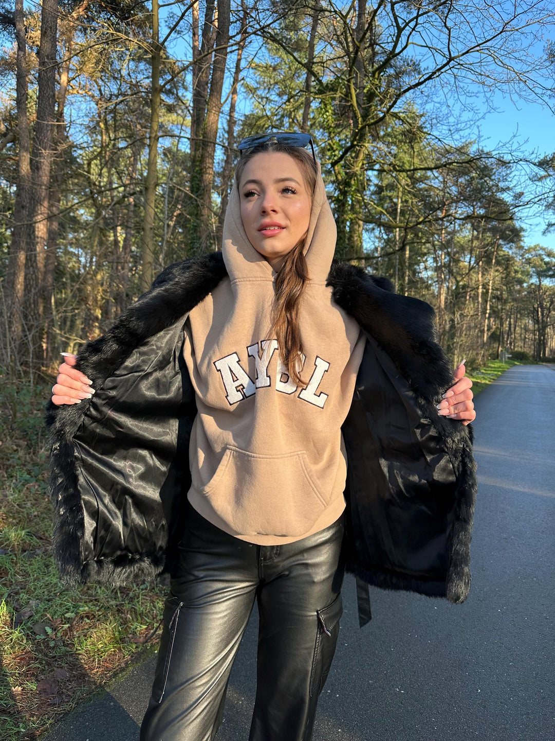 Black Rabbit Fur Coat, Medium Size, Vintage Style, Real Rabbit Fur, Shiny Black Fur, Elegant and Warm Women's Outerwear, Rabbit Fur Coa