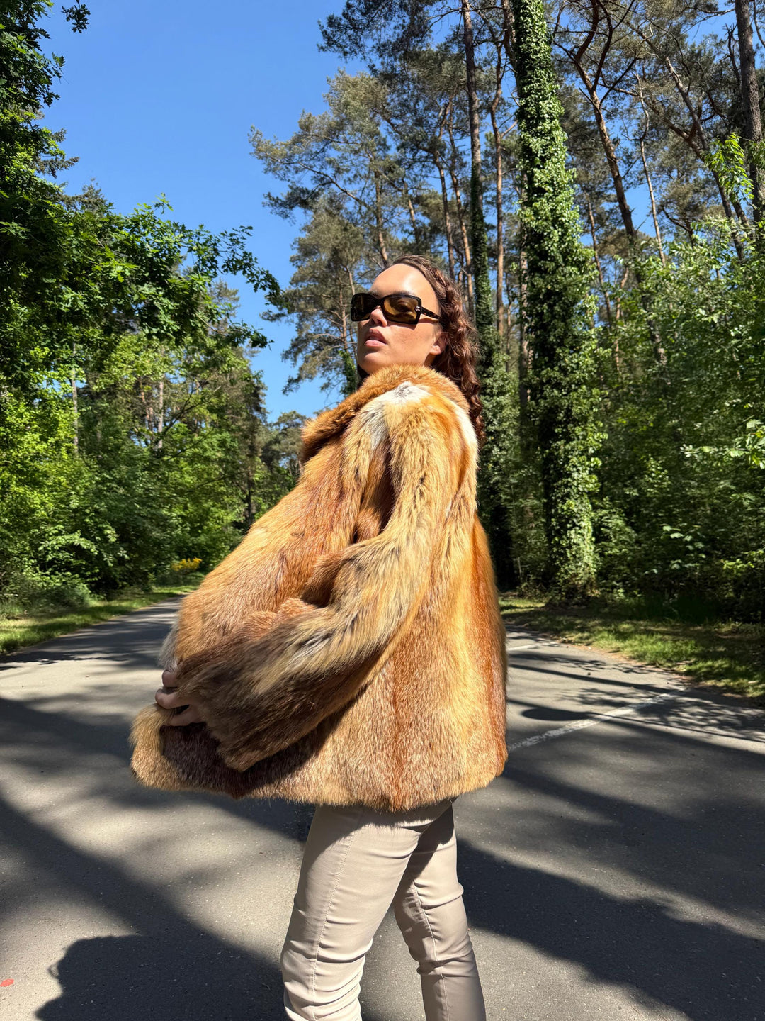Large Fox Fur Coat, Red Fox Fur Jacket, Fox Fur Jacket, Real Fox Fur Coat, Vintage Fur Coat, Fur Coat, Red Fox Coat, Soft Fox Fur Jacket