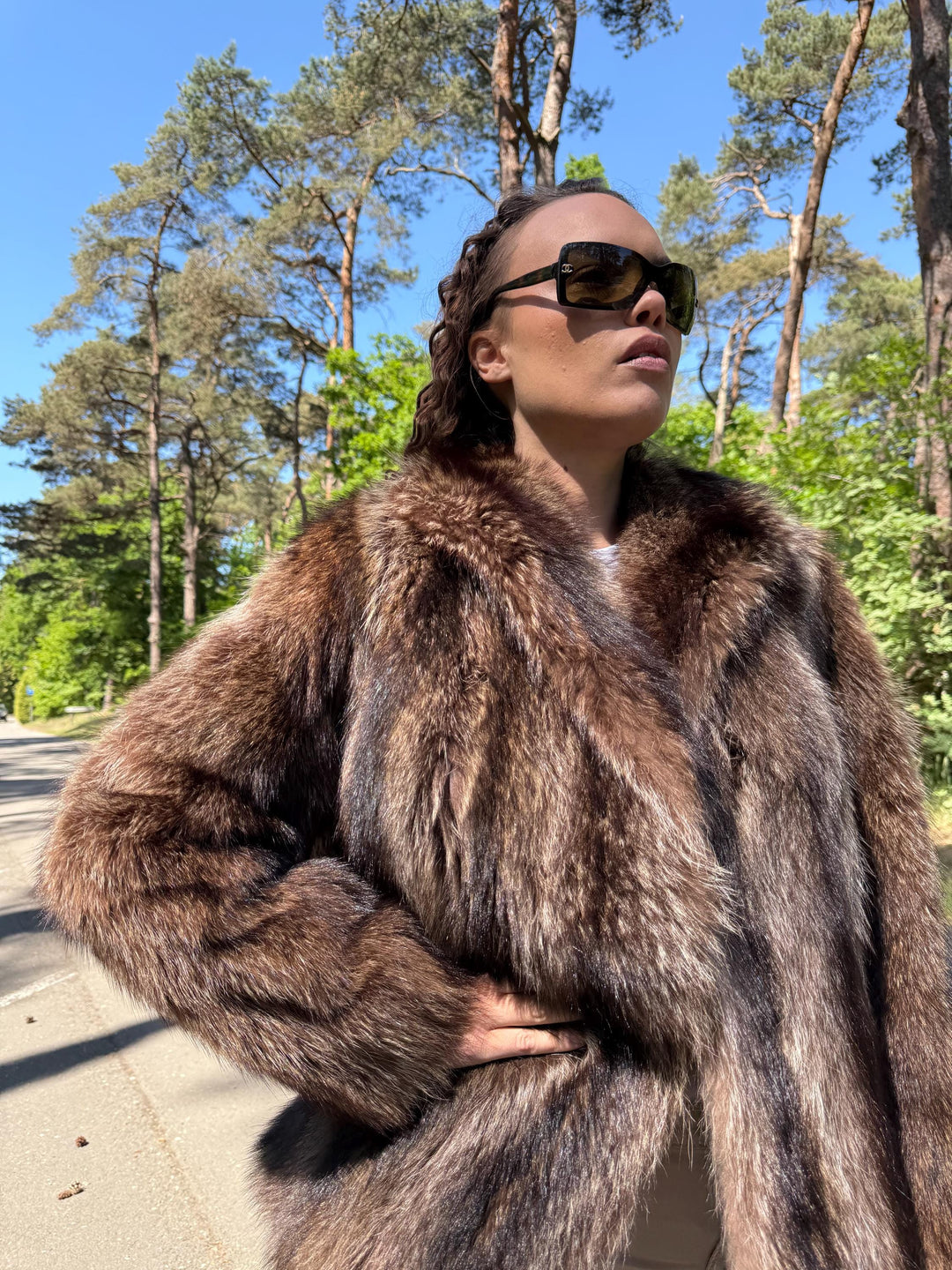 Real Raccoon Fur Coat, Large Size, Real Fur Coat, Fur Coat, Raccoon Fur Coat, Vintage Fur Coat, Raccoon Fur Jacket, Raccoon Coat, Thick Fur
