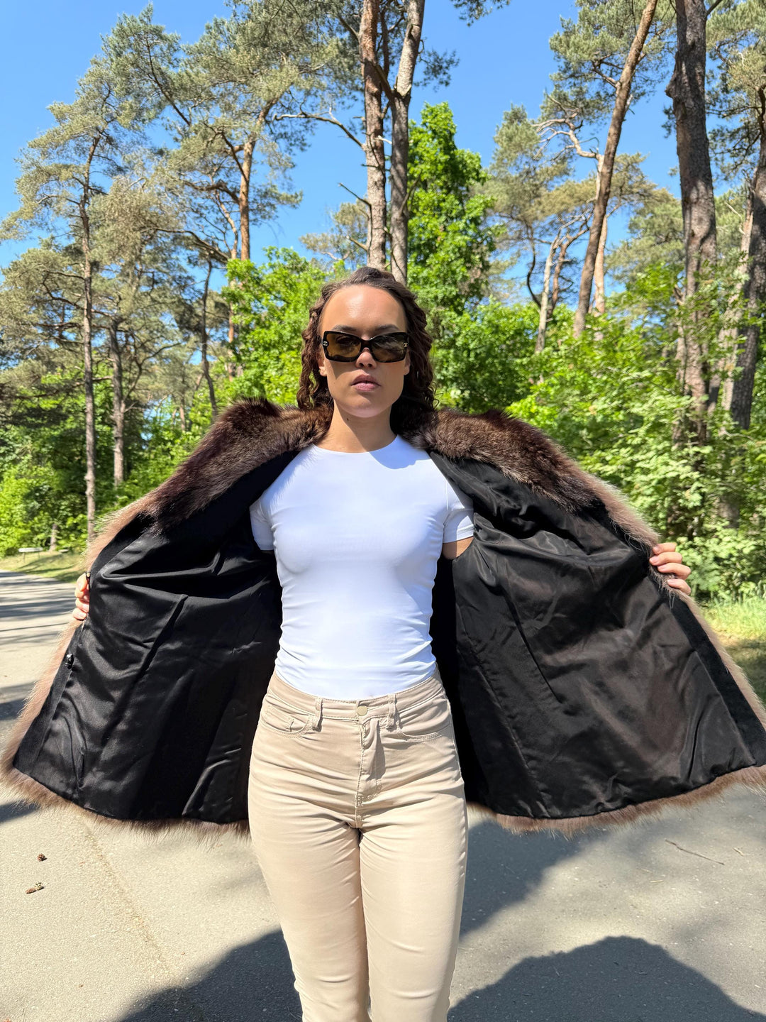 Real Raccoon Fur Coat, Large Size, Real Fur Coat, Fur Coat, Raccoon Fur Coat, Vintage Fur Coat, Raccoon Fur Jacket, Raccoon Coat, Thick Fur