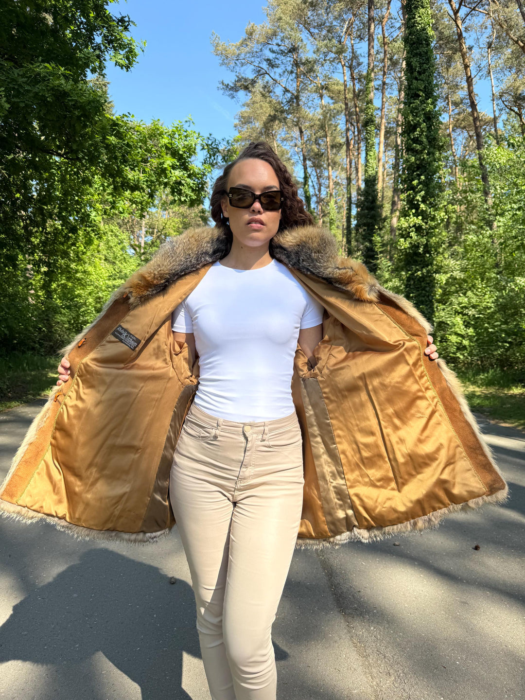 Gray Cross Fox Fur Coat, Medium Size, Real Fur Coat, Fox Fur Coat, Fox Fur Jacket, Cross Fox Jacket, Fox Jacket, Fox Fur, Real Vintage Fur