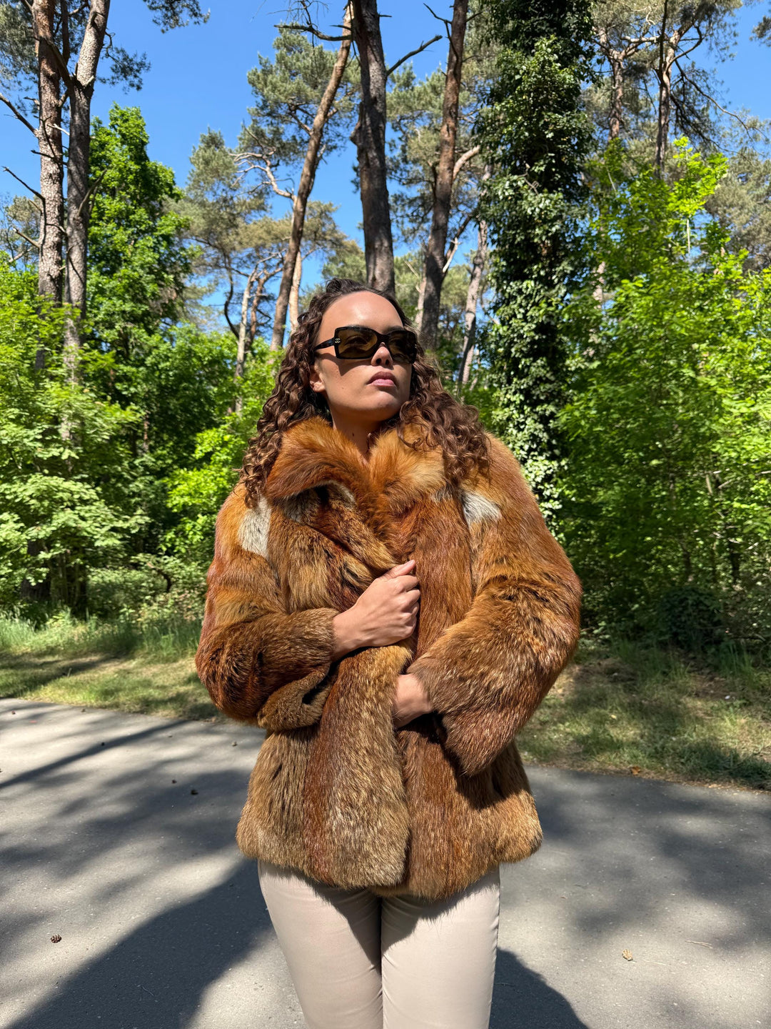 Red Fox Fur Coat, Extra Small Size, Red Fox Fur Coat, Fox Fur Jacket, Real Fox Fur Coat, Vintage Fur Coat, Red Fox Fur Jacket, Fur Coat, Fur