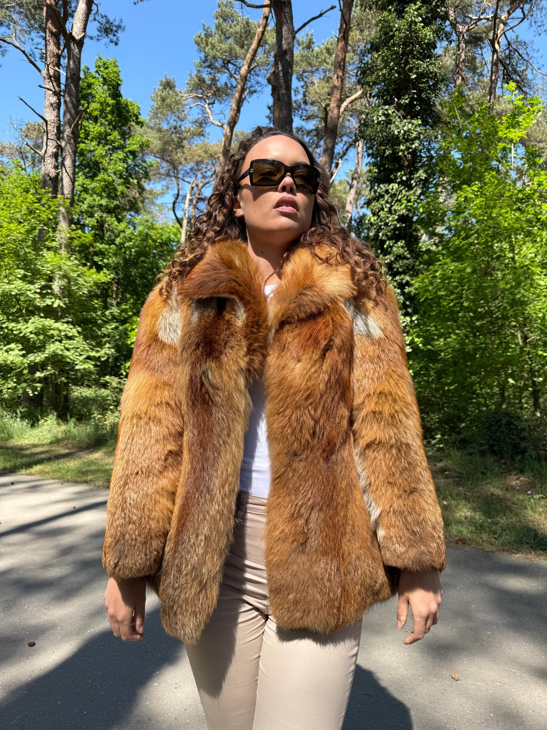 Red Fox Fur Coat, Extra Small Size, Red Fox Fur Coat, Fox Fur Jacket, Real Fox Fur Coat, Vintage Fur Coat, Red Fox Fur Jacket, Fur Coat, Fur