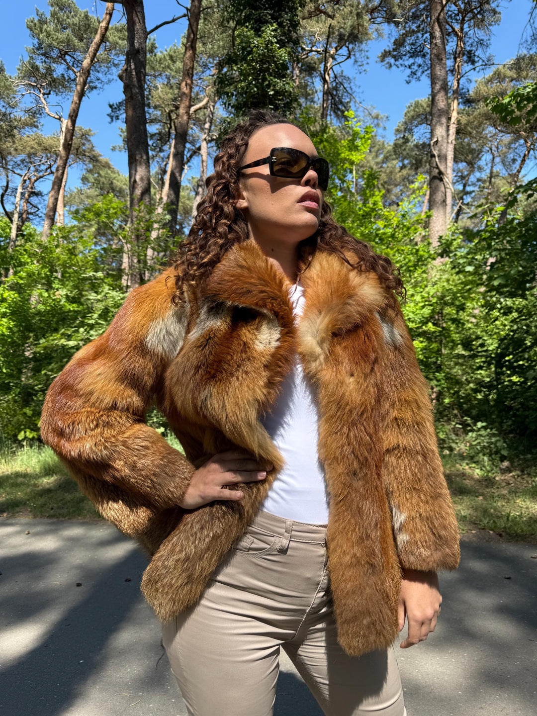 Red Fox Fur Coat, Extra Small Size, Red Fox Fur Coat, Fox Fur Jacket, Real Fox Fur Coat, Vintage Fur Coat, Red Fox Fur Jacket, Fur Coat, Fur