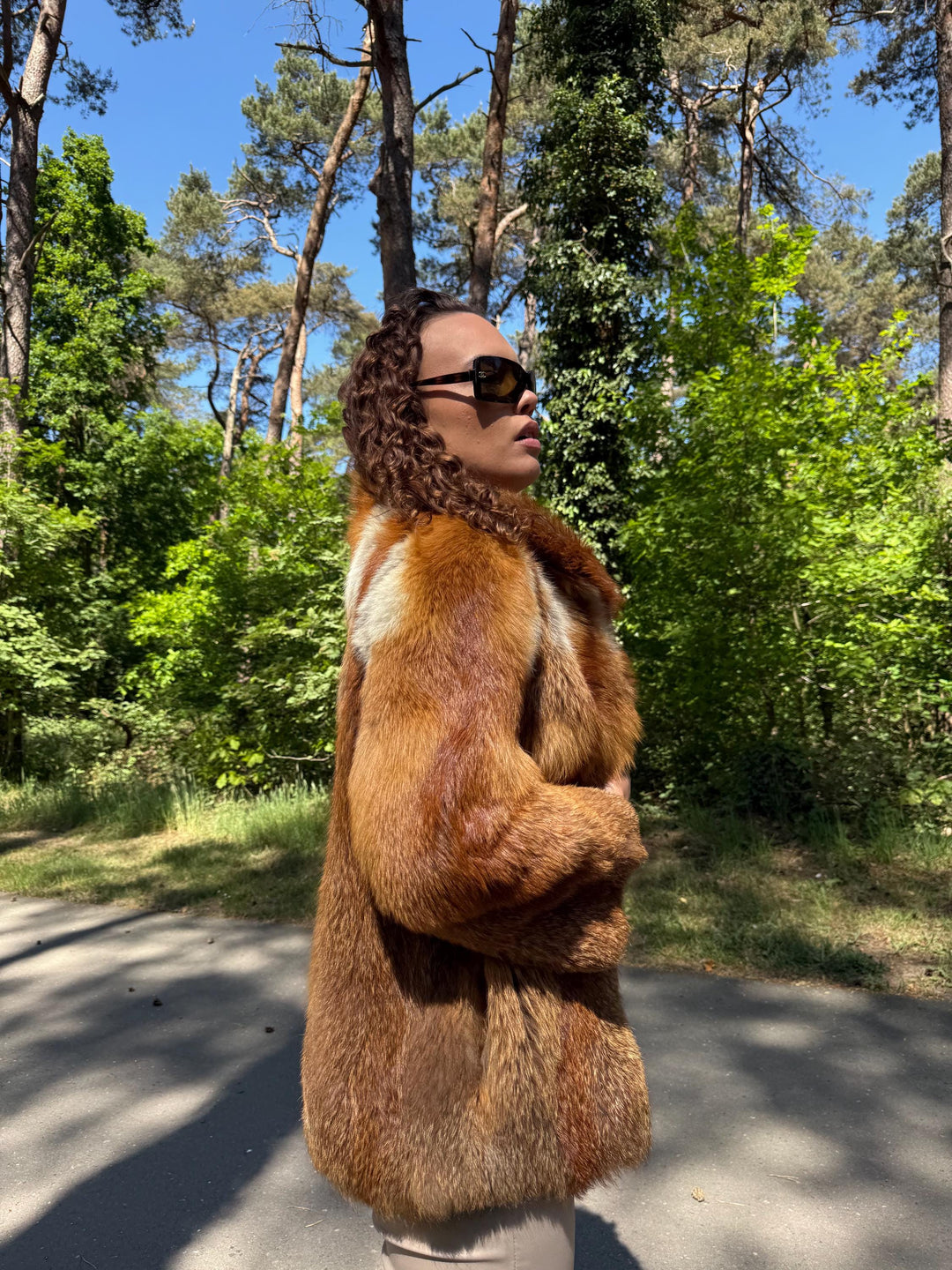 Red Fox Fur Coat, Extra Small Size, Red Fox Fur Coat, Fox Fur Jacket, Real Fox Fur Coat, Vintage Fur Coat, Red Fox Fur Jacket, Fur Coat, Fur