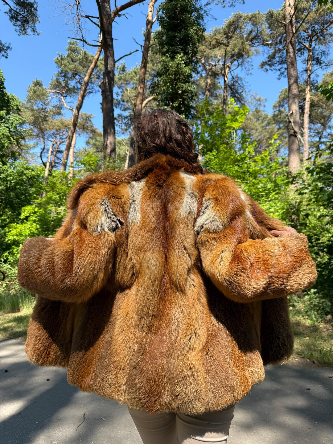 Red Fox Fur Coat, Extra Small Size, Red Fox Fur Coat, Fox Fur Jacket, Real Fox Fur Coat, Vintage Fur Coat, Red Fox Fur Jacket, Fur Coat, Fur