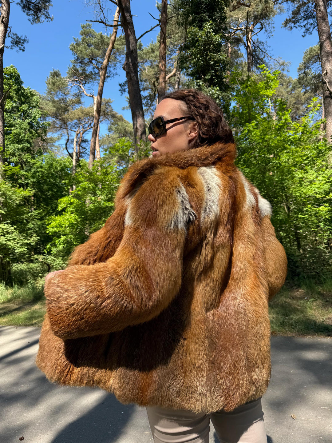 Red Fox Fur Coat, Extra Small Size, Red Fox Fur Coat, Fox Fur Jacket, Real Fox Fur Coat, Vintage Fur Coat, Red Fox Fur Jacket, Fur Coat, Fur