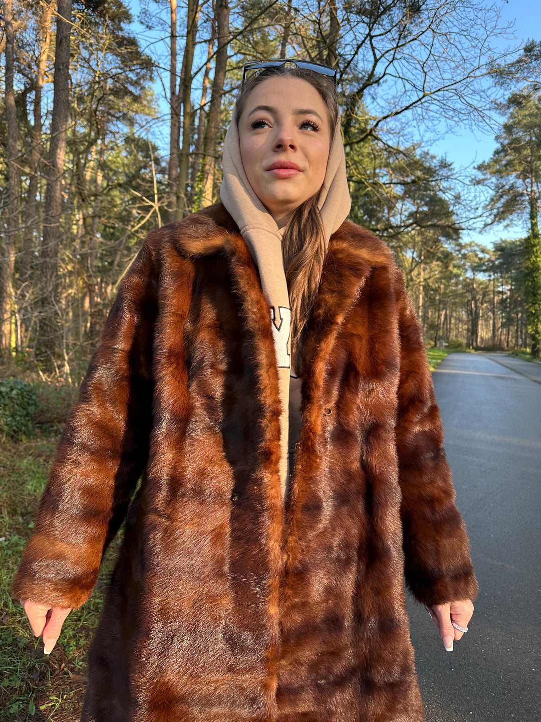 Thick Mink Coat in lines M/L size women real fur coat, vintage fur coat, fur coat, mink coat, Medium fur coat, nerzmantel, manteau fourrure