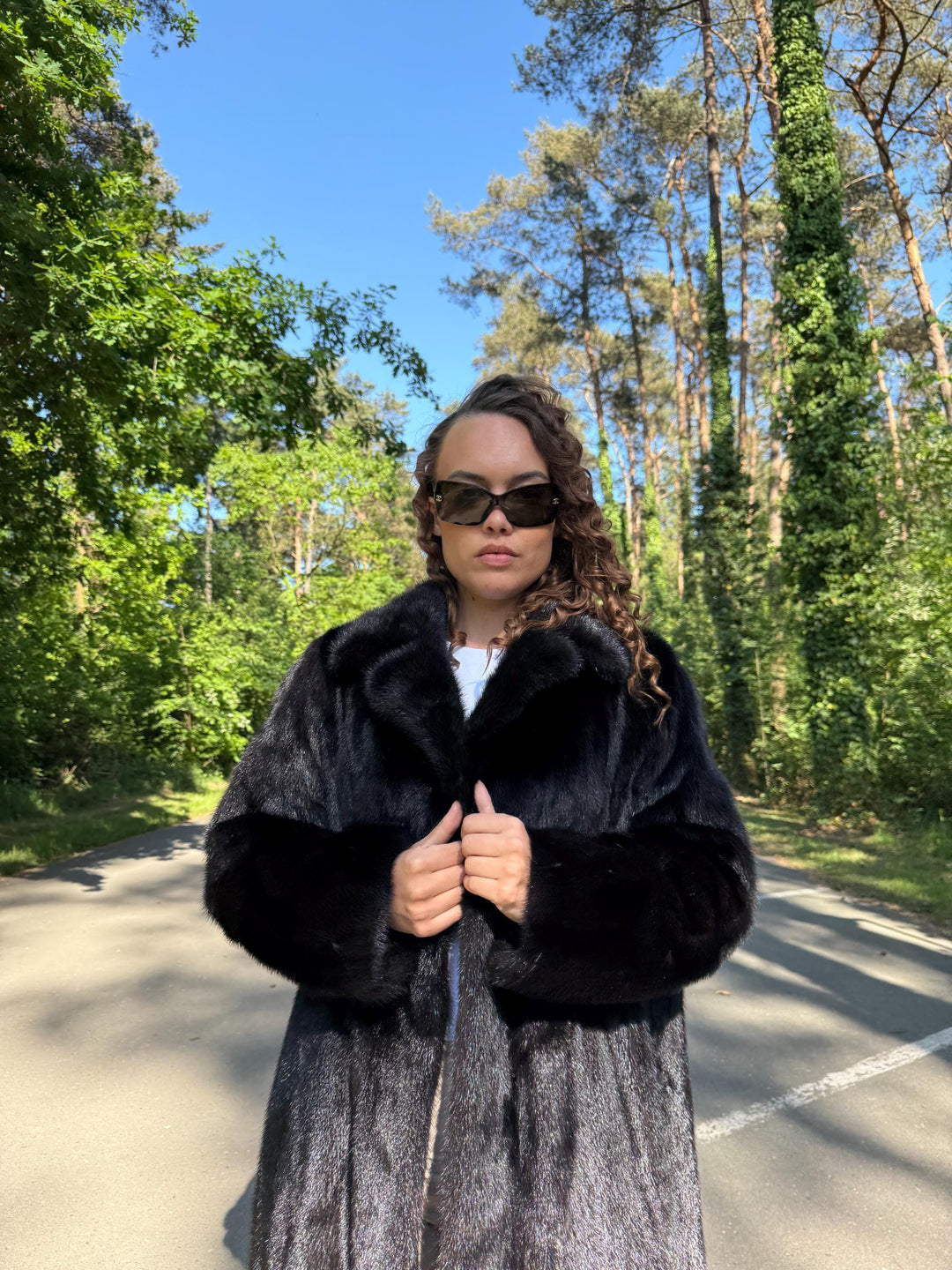Brown Mink Fur Coat, Medium Size, High Quality Fur Coat, Long Luxury Fur Coat, Elegant Outerwear, Soft & Thick Fur Coat, Vintage Fur Coat