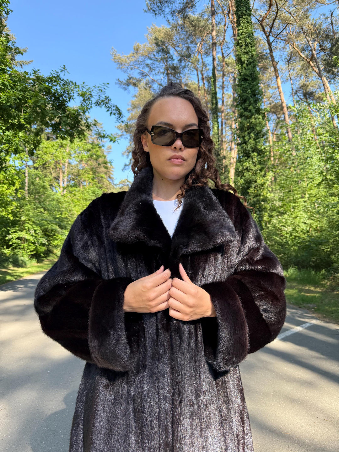Full Length Dark Brown Mink Coat, 3XL Size Mink Fur Coat, Soft High Quality Coat, Long Luxury Fur Coat, Elegant Outerwear, Warm & Thick Coat