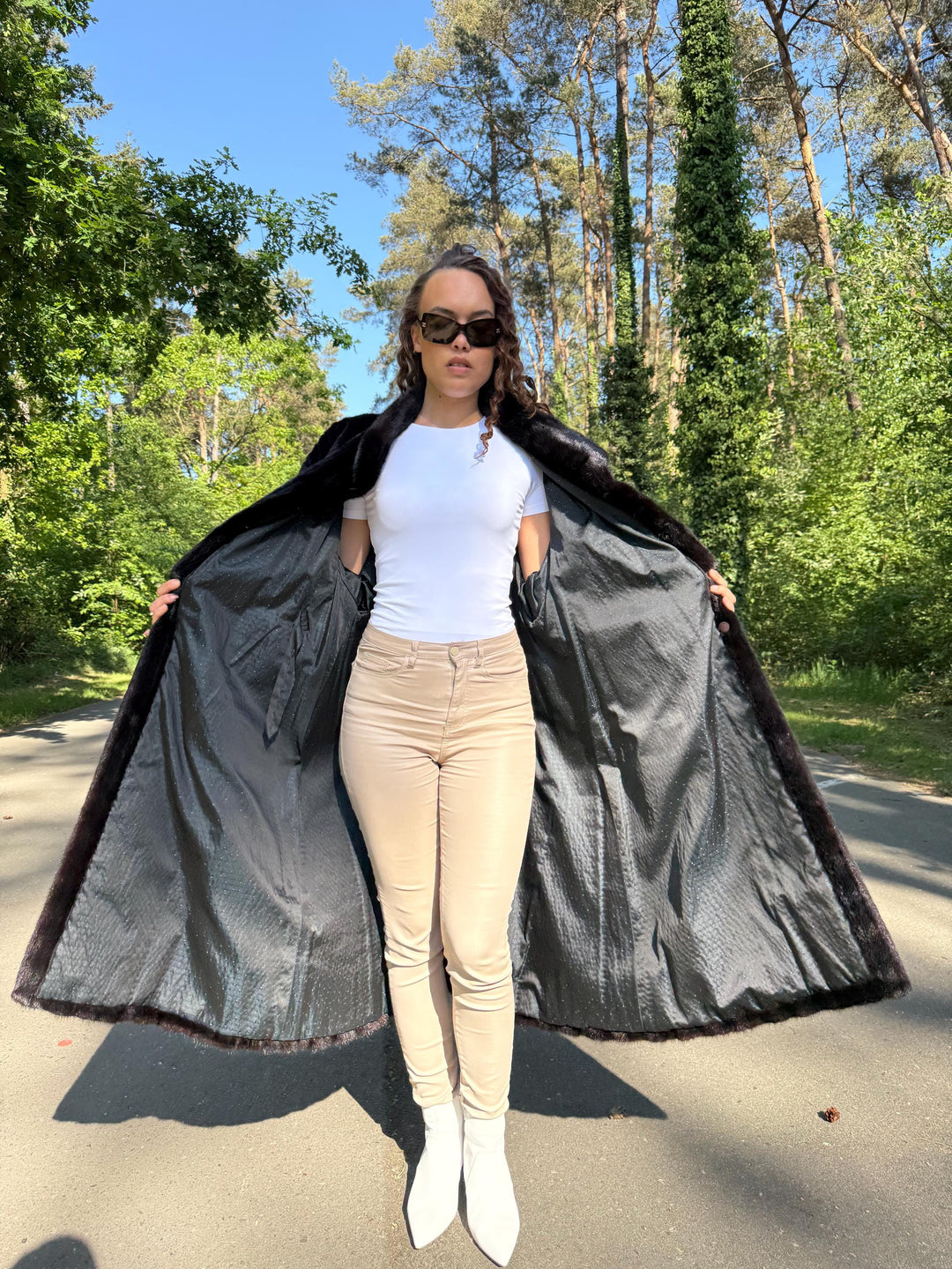 Full Length Dark Brown Mink Coat, 3XL Size Mink Fur Coat, Soft High Quality Coat, Long Luxury Fur Coat, Elegant Outerwear, Warm & Thick Coat
