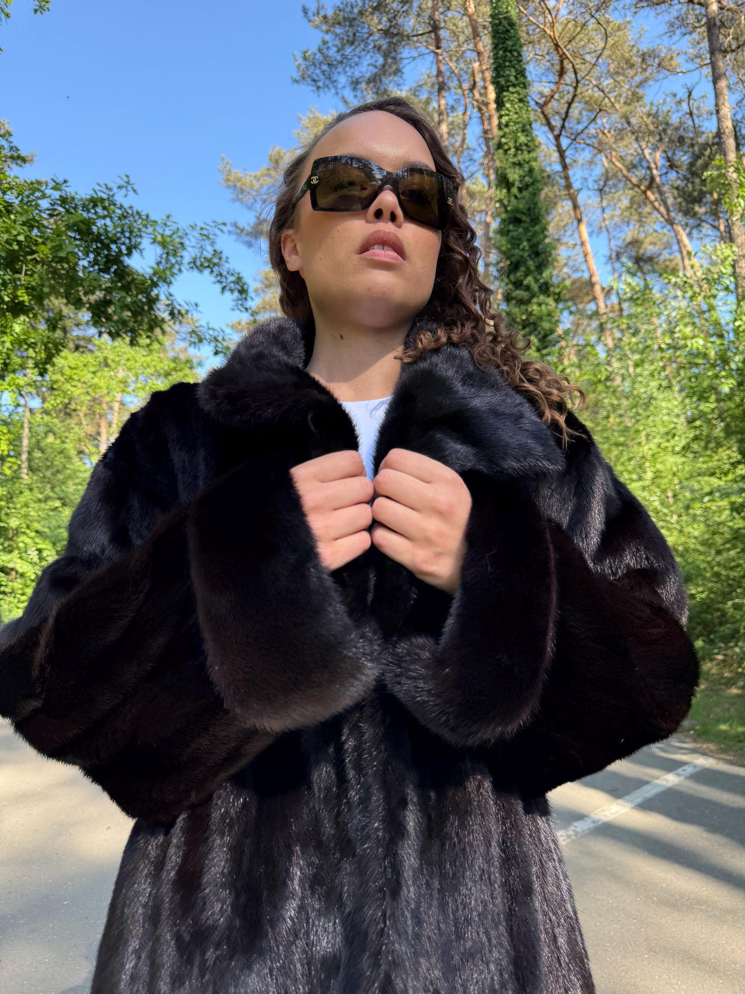 Full Length Dark Brown Mink Coat, 3XL Size Mink Fur Coat, Soft High Quality Coat, Long Luxury Fur Coat, Elegant Outerwear, Warm & Thick Coat