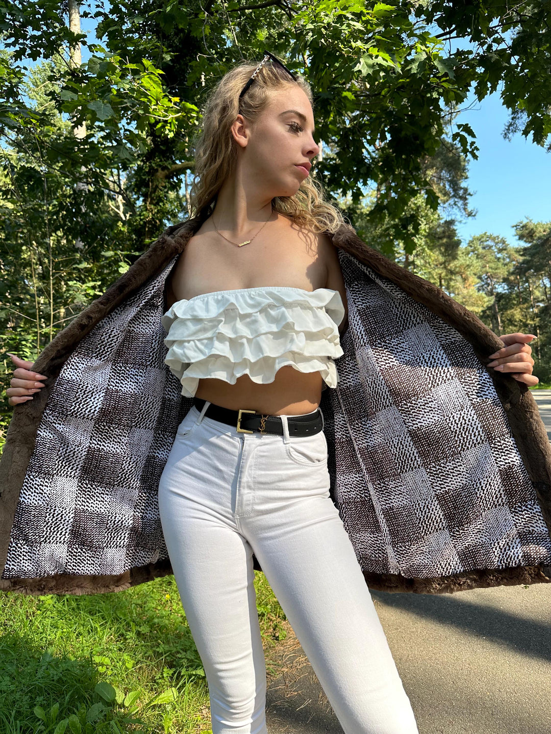 Light Brown Sheared Mink Fur Vest, Medium Size, Women's Luxury Mink Vest, Soft and Thick Genuine Mink Fur, Elegant and Stylish Outerwear