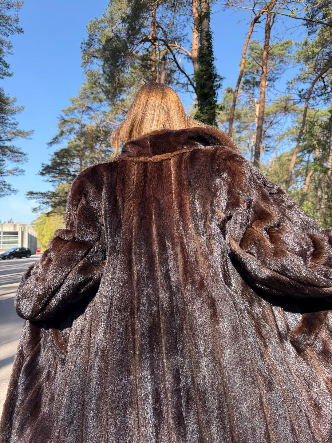 Extra Large Dark Brown Mink Coat, Long Luxury Fur Coat, Elegant Mink Fur Coat, Soft High Quality Coat, Warm & Thick Fur, Elegant Outerwear