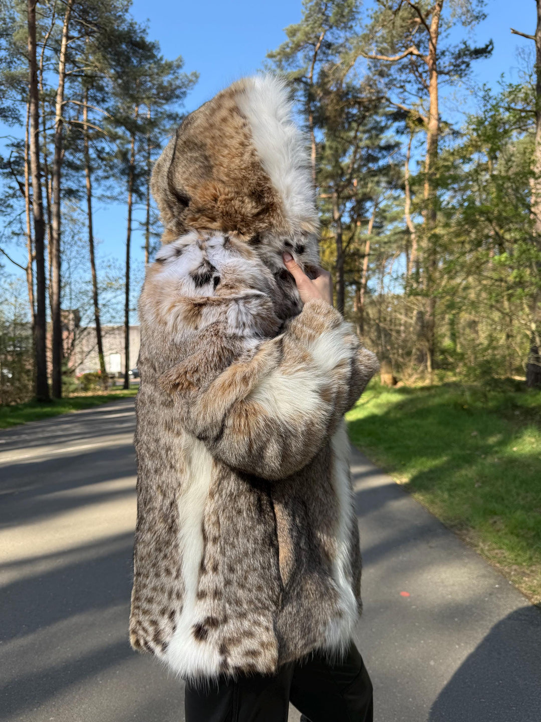 Lynx Fur Jacket, real fur jacket, Size M, Luxury fur coat, High Quality Lynx Fur, rare lynx Fur Coat, Premium Rare Find, real fur coat, lynx