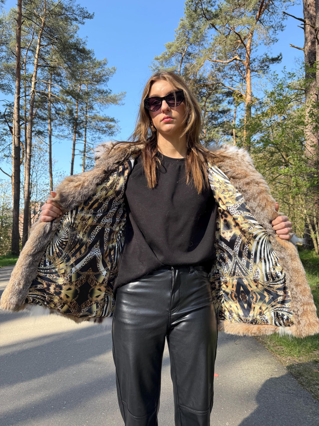 Lynx Fur Jacket, real fur jacket, Size M, Luxury fur coat, High Quality Lynx Fur, rare lynx Fur Coat, Premium Rare Find, real fur coat, lynx