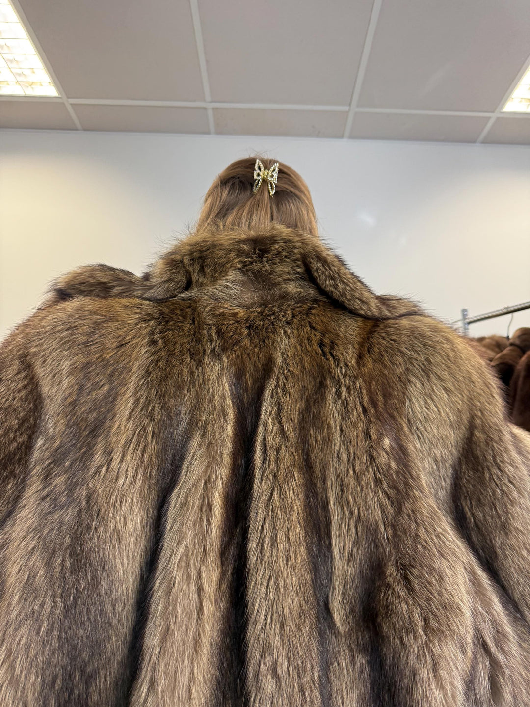 Raccoon Fur Coat, 4XL Size, One Size,  Real Fur Coat, Raccoon Coat, Silver Raccoon Fur, Vintage Fur Coat, Soft Raccoon Coat, Womens Fur Coat