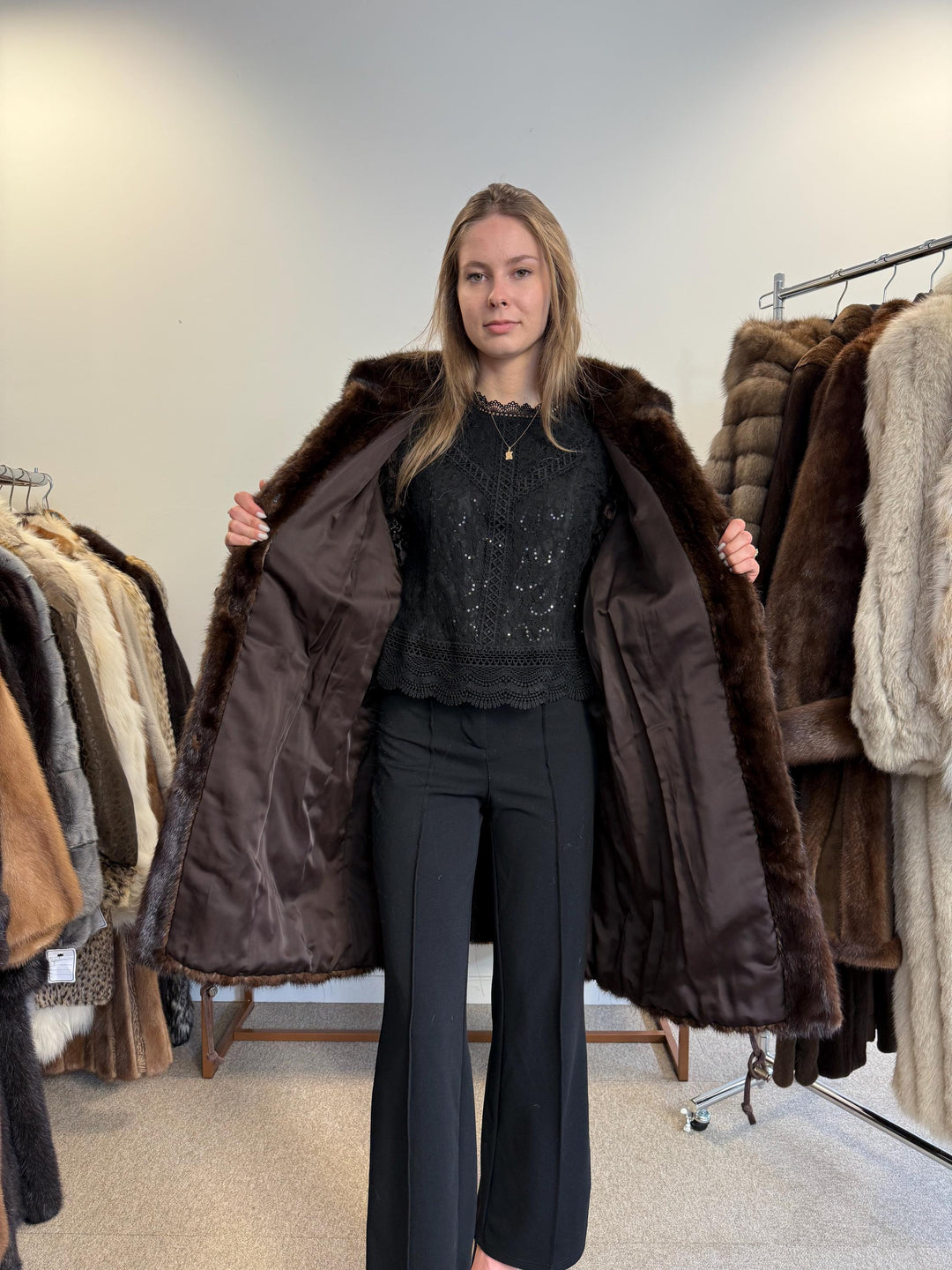 Brown Mink Coat, Large Size, Fur Coat, Real Fur Coat, Women's Fur Coat, Mink Fur Coat, Brown Mink Fur, Real Mink Fur Coat, Thick Brown Mink