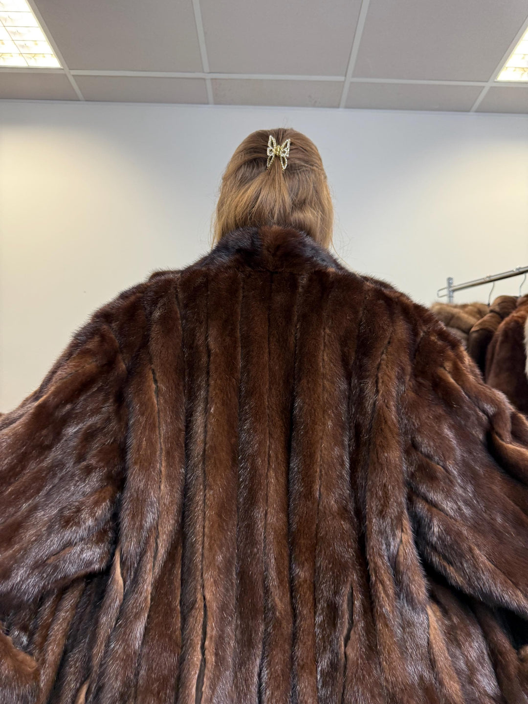 Brown Mink Coat, Large Size, Fur Coat, Real Fur Coat, Women's Fur Coat, Mink Fur Coat, Brown Mink Fur, Real Mink Fur Coat, Thick Brown Mink