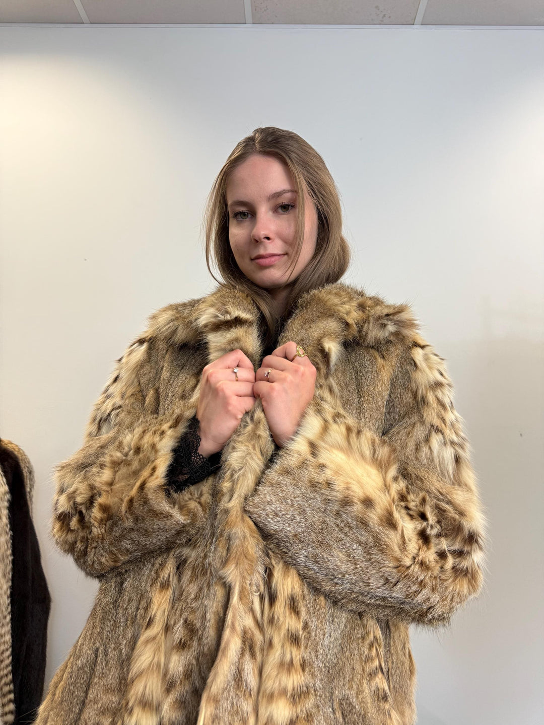 Lynx Fur Coat, XL Size, Vintage Fur Coat, Real Lynx Coat, Lynx Fur, Fur Coat, Real Fur Coat, Lynx Fur Coat, Lynx Coat, Women's Fur Coat