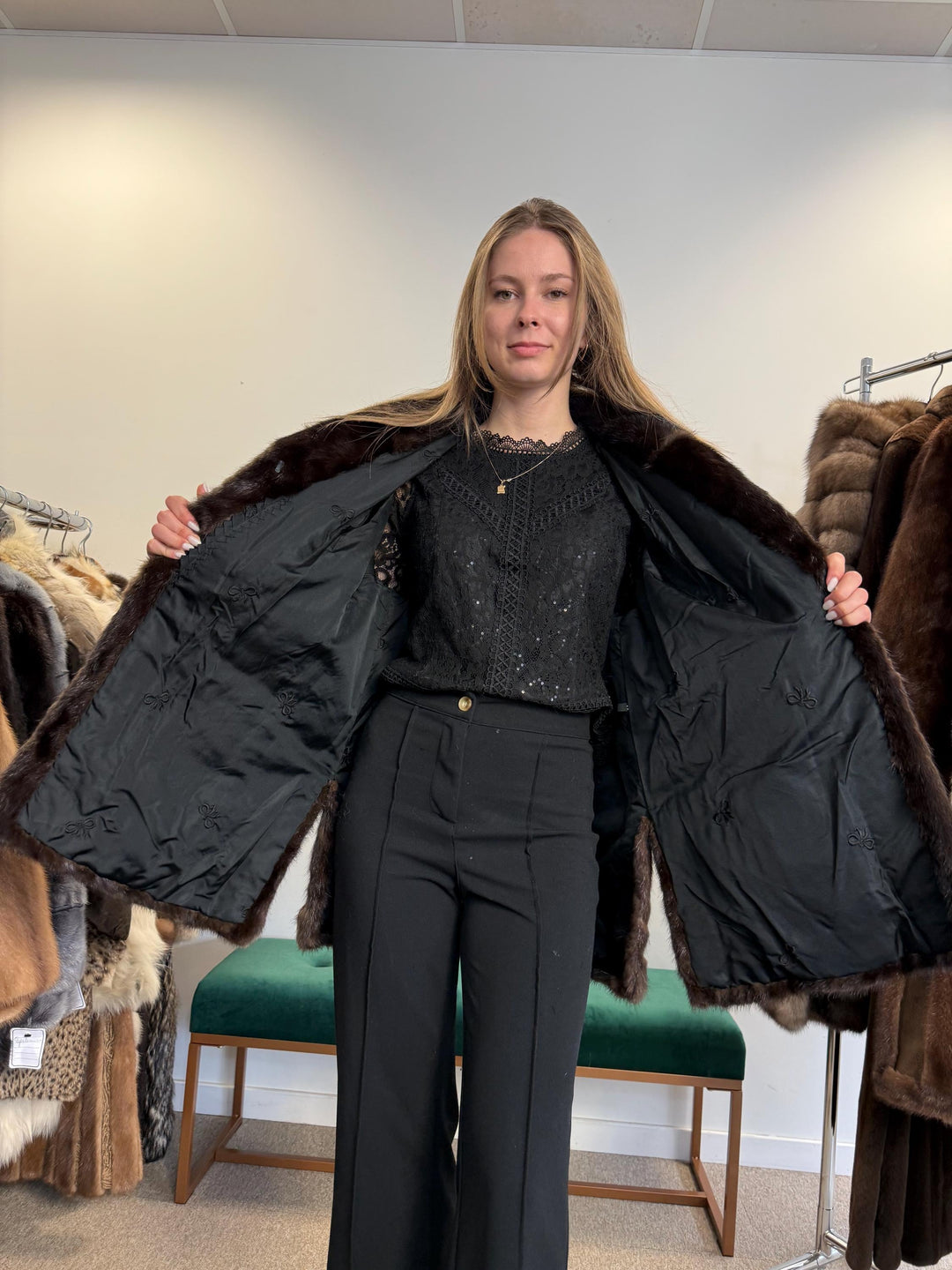 Mink Fur Jacket, L/XL Size, Brown Mink Fur, Real Fur Jacket, Mink Jacket, Vintage Fur Jacket, Soft Thick Mink Jacket, Women's Fur Jacket