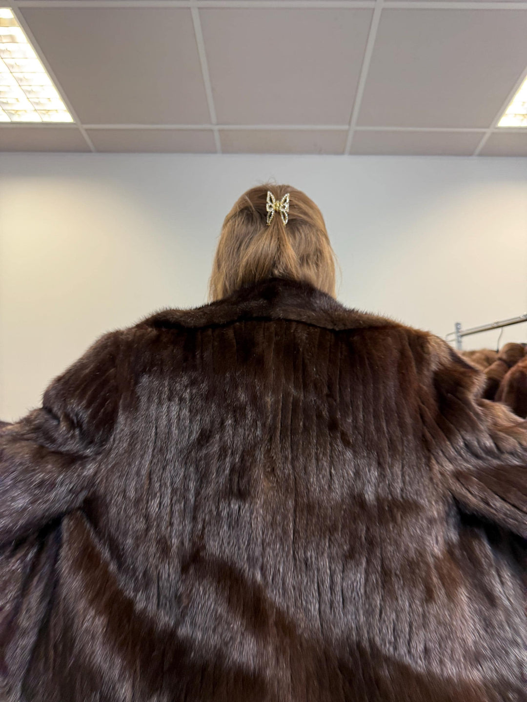 Mink Fur Jacket, L/XL Size, Brown Mink Fur, Real Fur Jacket, Mink Jacket, Vintage Fur Jacket, Soft Thick Mink Jacket, Women's Fur Jacket
