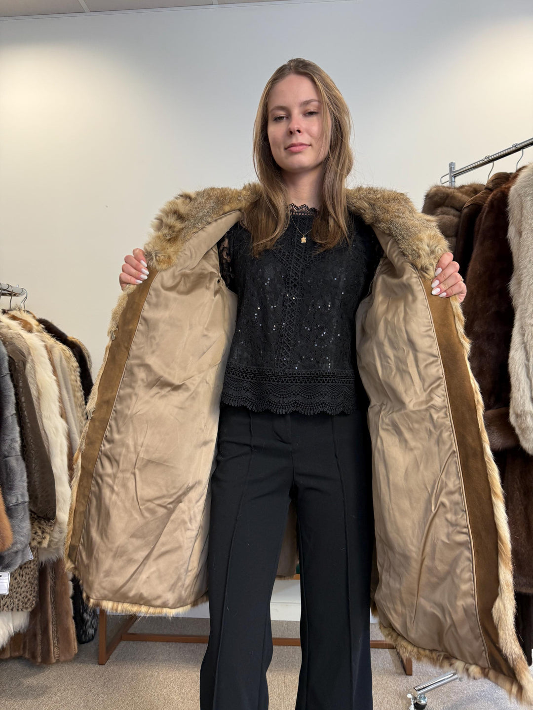 Lynx Fur Coat, XL Size, Vintage Fur Coat, Real Lynx Coat, Lynx Fur, Fur Coat, Real Fur Coat, Lynx Fur Coat, Lynx Coat, Women's Fur Coat