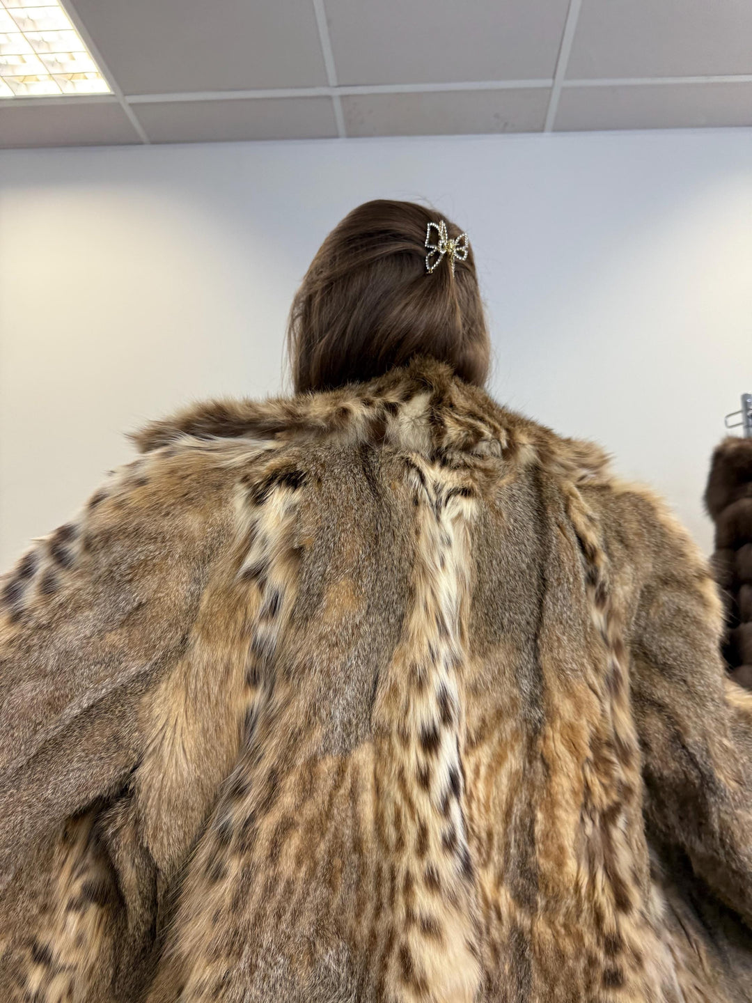 Lynx Fur Coat, XL Size, Vintage Fur Coat, Real Lynx Coat, Lynx Fur, Fur Coat, Real Fur Coat, Lynx Fur Coat, Lynx Coat, Women's Fur Coat